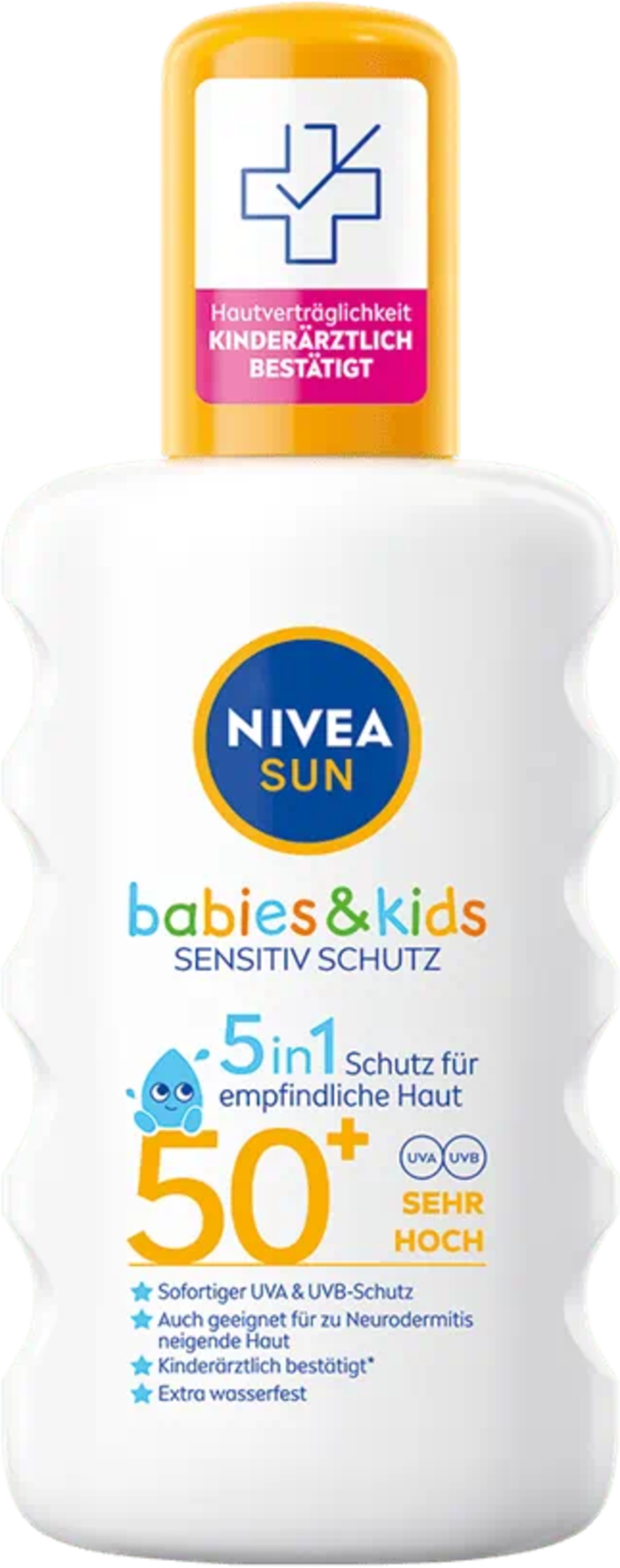 NIVEA SUN KIDS SPRAY PROTECT & PLAY COLORE SPF 50+ - Image 1