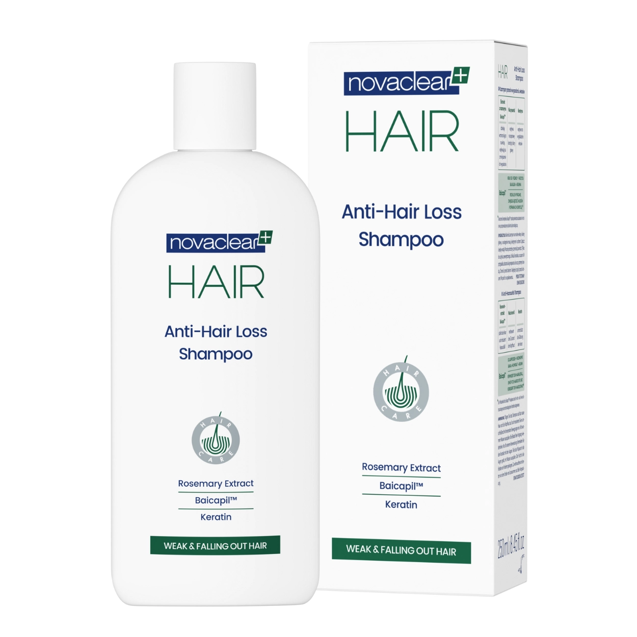 NOVAHAIR SHAMPOING ANTI CHUTE 250 ML - Image 1