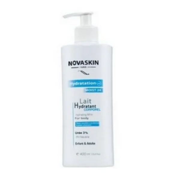 NOVASKIN LAIT HYDRATANT CORPS 400 ML