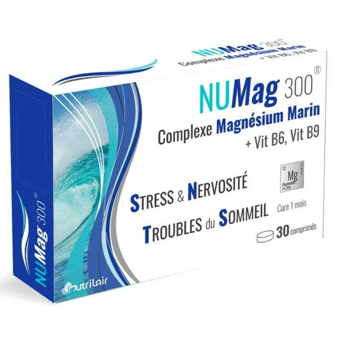 MAGNESIUM MARIN NUMAG 300 VIT B6 .B9 X 30 CP NUTRIMAX - Image 1