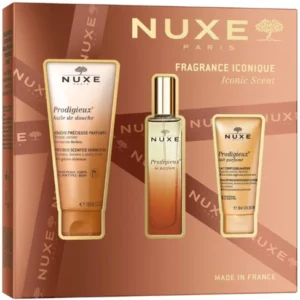 COFFRET NUXE PRODIGIEUX® LE PARFUM 30ML + HUILE DE DOUCHE 100 ML + LAIT PARFUMÉ 30ML FRAGRANCE MYTHIQUE