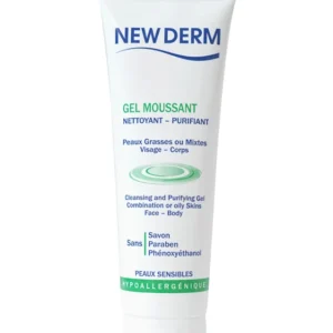 NEW DERM GEL MOUSSANT PURIFIANT PEAUX GRASSE  FL 250 ML