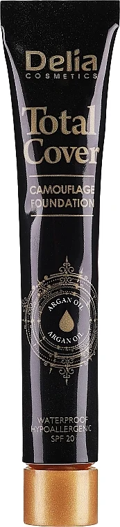 DELIA TOTAL COVER SPF 20 A HUILE D'ARGAN FDT N°57 CARAMEL