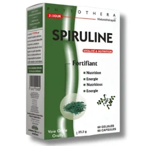 SPIRULINE PHYTOTHERA BT 60 GELULES