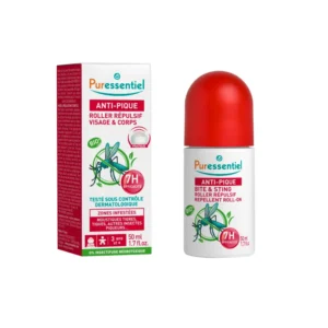 PURESSENTIEL ANTI PIQUE ROLLER REPULSIF VISAGE ET CORPS 50 ML