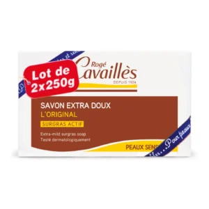 ROGE CAVAILLES SAVON PARFUME FLEUR DE COTON 250 GR X 2