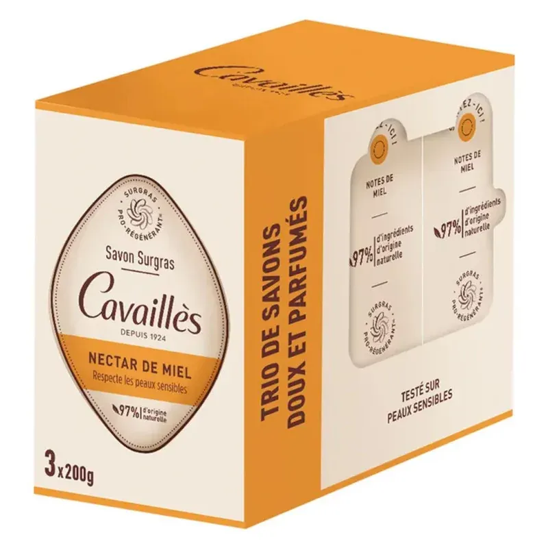 ROGE CAVAILLES SAVON PARFUME LAIT ET MIEL 250 GR - Image 1