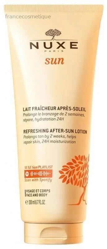 NUXE SUN ECRAN LAIT APRES SOLEIL VISAGE & CORPS 200 ML