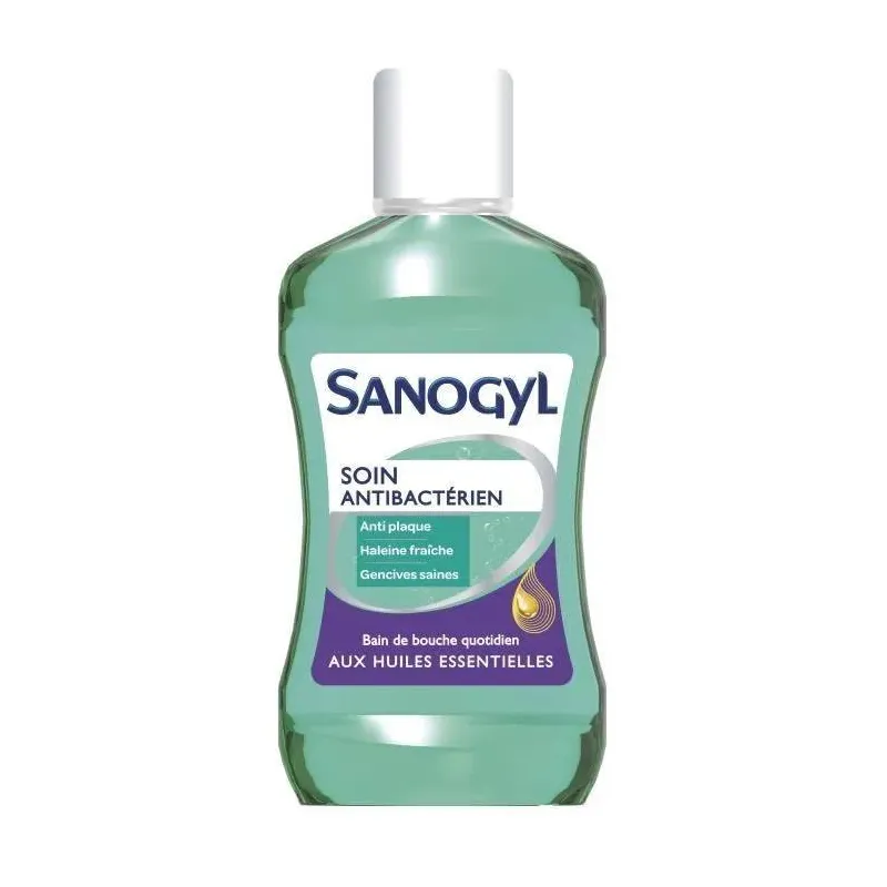 BAIN DE BOUCHE SANOGYL ANTIBACTIRIEN 500 ML - Image 1