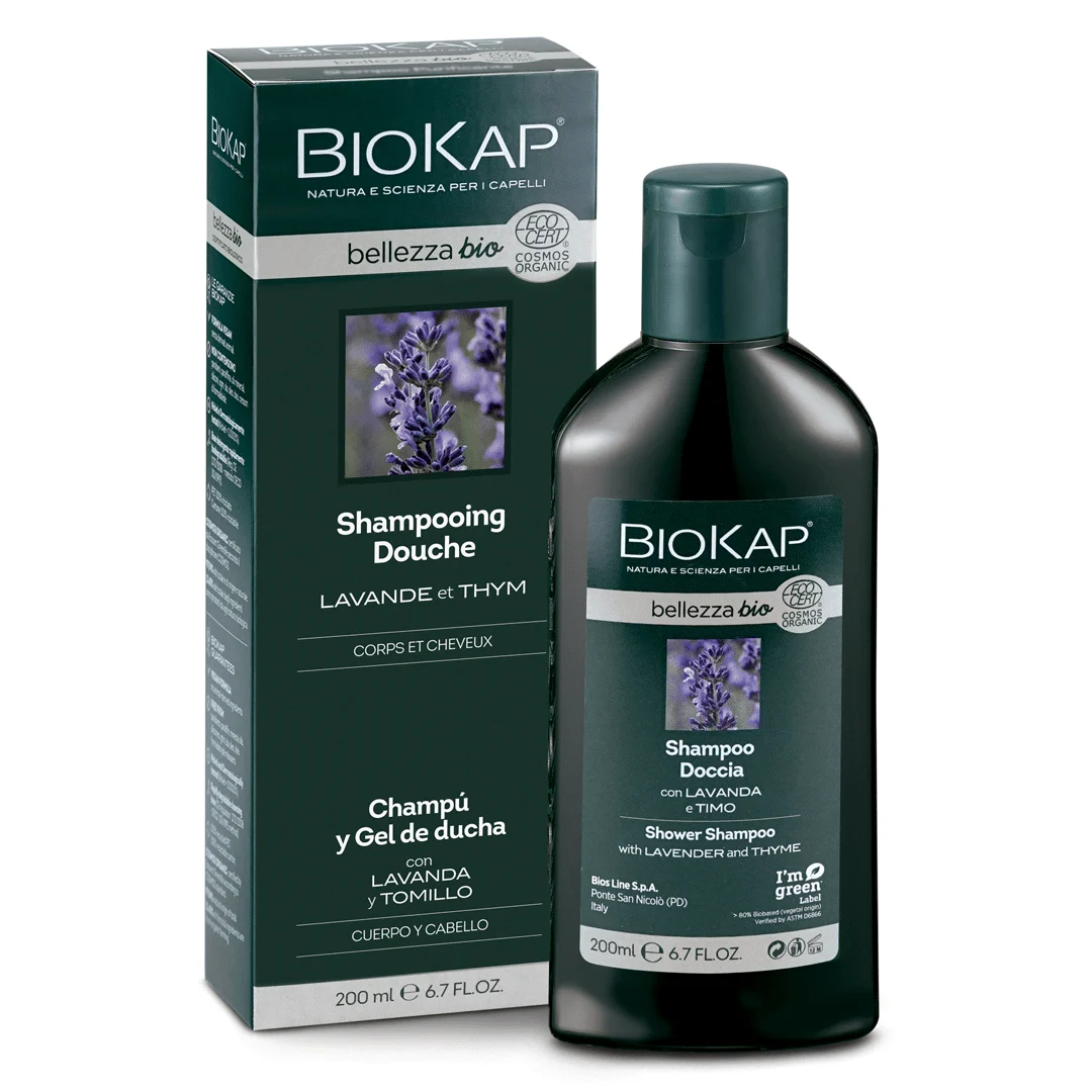 BIOKAP SHP DOUCHE CHEVEUX ET CORPS 200 ML - Image 1
