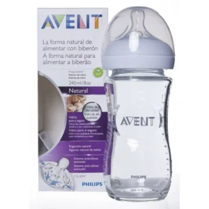AVENT BIB NATUREL EN VERRE 240 ML 053/17
