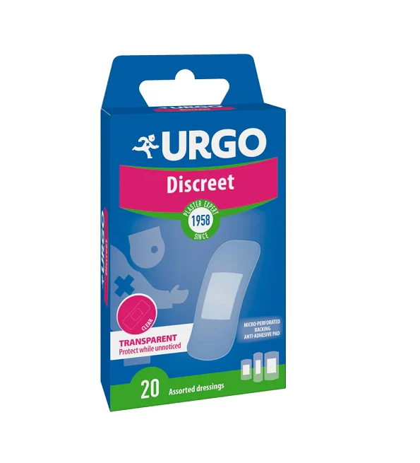 URGO DISCRET /20 TRANSPARENT