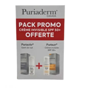 PURIACTIVE SOIN DE NUIT ECLAIRCISSANT 30 ML + PURISUN ECRAN INVISIBLEDR