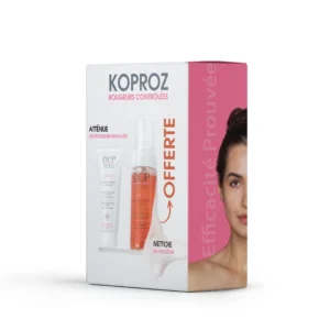 DCP KOPROZ ROUGEURS CONTROLÉES + MOUSSE NETTOYANTE COFFRETE