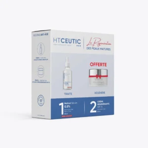 HT CEUTIC ANTI AGE RETINOL 0.5% SERUM + 2 CREMES REGENERANTE SPF15 OFFERTE COFFRET