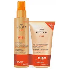 PROMO NUXE SUN ECRAN CREME FONDANTE SPF 50+SHPDOUCHE 100 ML OFFERT