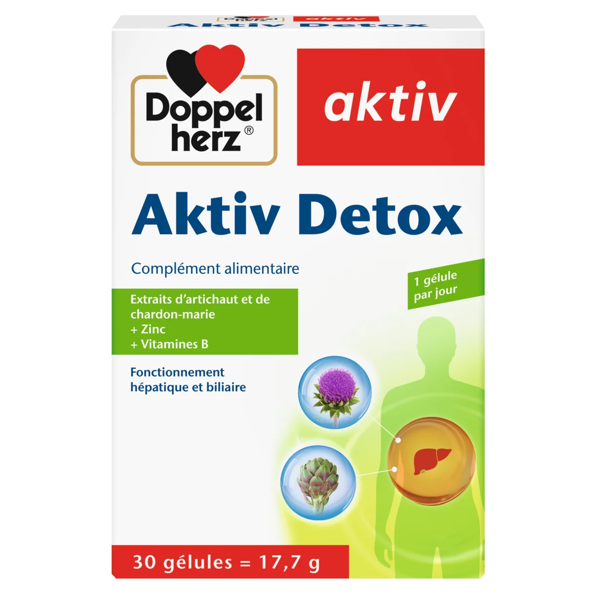 AKTIV DETOX 30 COMPRIMES - Image 1