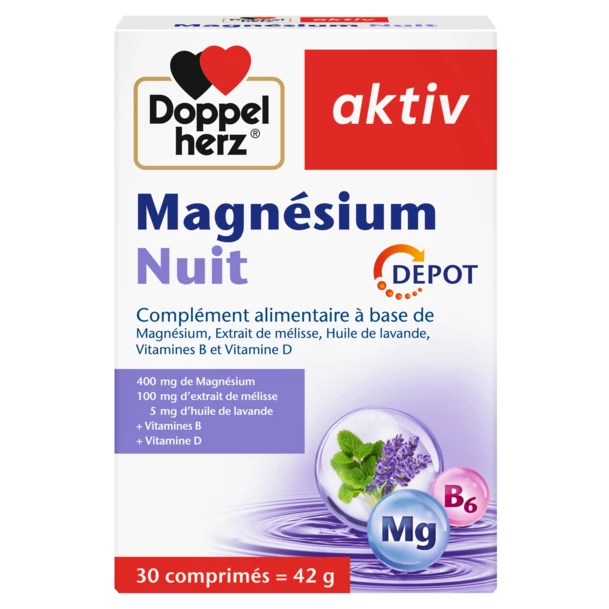 AKTIV MAGNESIUM NUIT X 30 COMPRIMES - Image 1