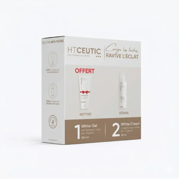 HT CEUTIC ANTI TACHE WHITE CREME + WHITE GEL ANTI PIGMENT 200 ML OFFERT PACK