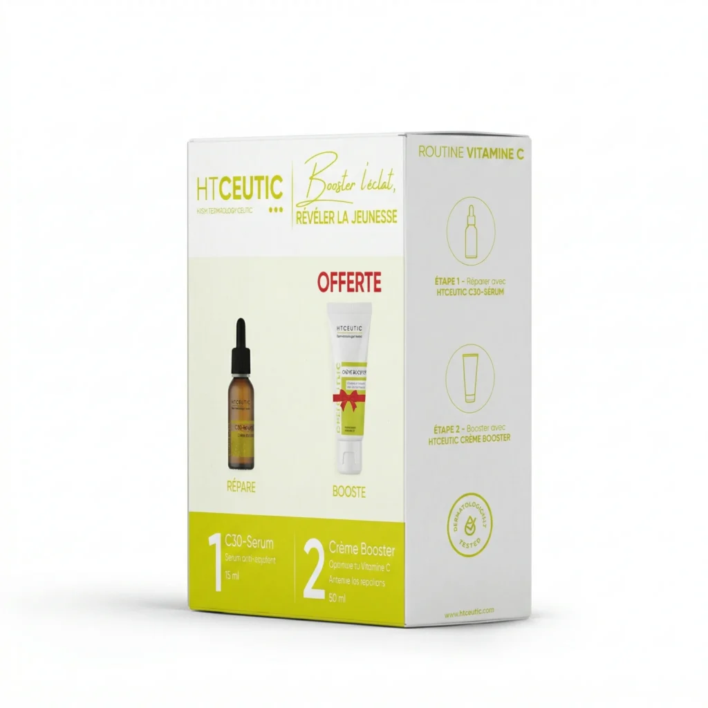 HT CEUTIC VITAMINE C 30 SERUM 15 ML + CREME BOOSTE OFFERTE PACK