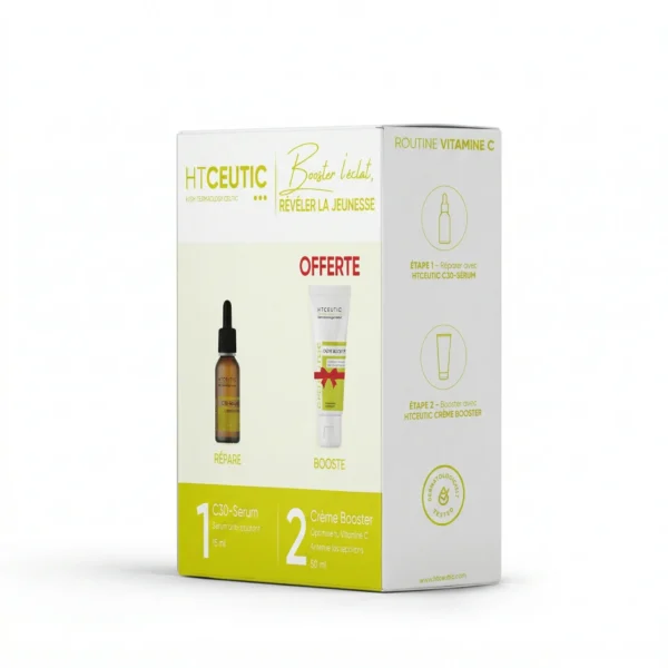 HT CEUTIC VITAMINE C 30 SERUM + CREME BOOSTE OFFERTE PACK