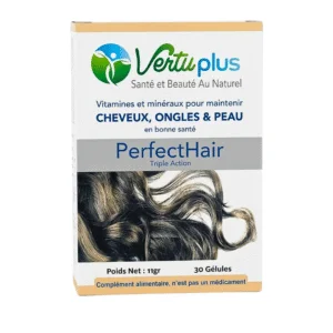 PERFECTHAIR ( CHEVEUX,ONGLE,PEAU) X 30 GELULES VERTUPLUS