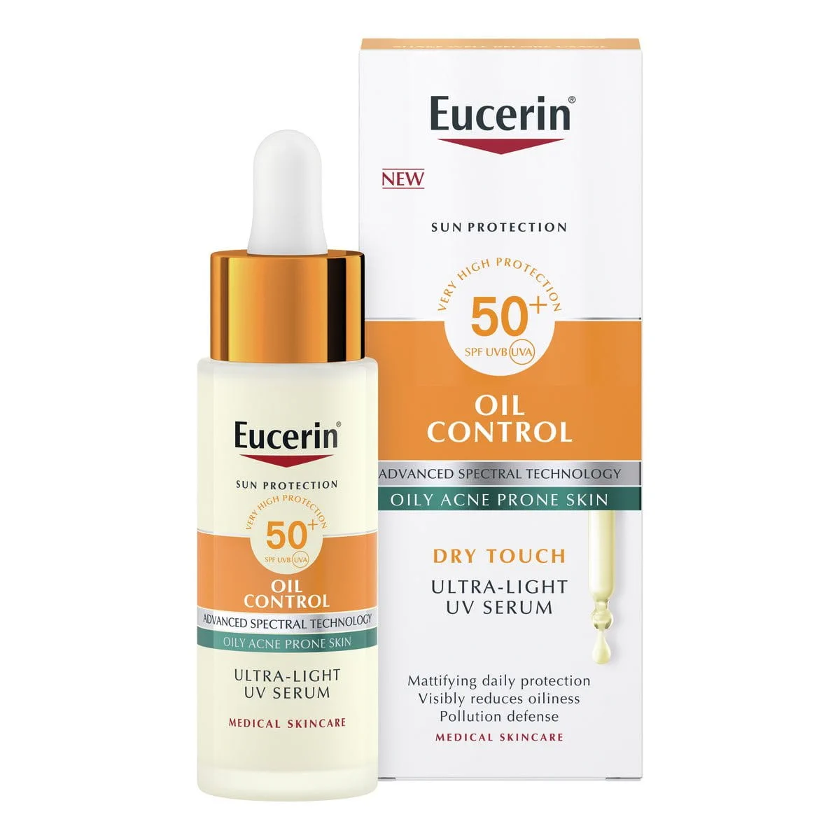 EUCERIN SERUM UV ULTRA LEGERE OIL CONTROL SPF50+ - Image 1