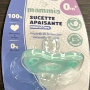 MAMMIA SUCETTE APAISANTE NATURAL CARE 100% SILICONE 0 MOIS+