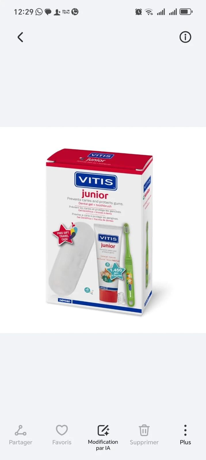 PACK JUNIOR ( BROSSE A DENT TP+TB) - Image 1