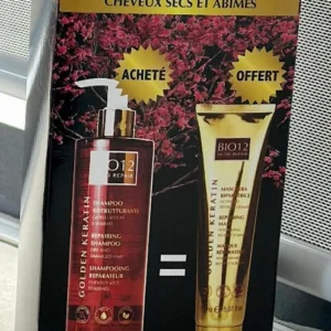 BIO12 SHAMPOING REPARATEUR 400 ML + BIO12 MASQUE REPAR PACK