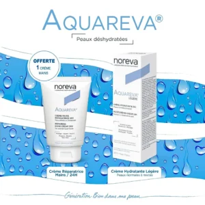 AQUAREVA CREME LEGERE 40ML+MAINS REPARATRICE 50ML DUO PACK