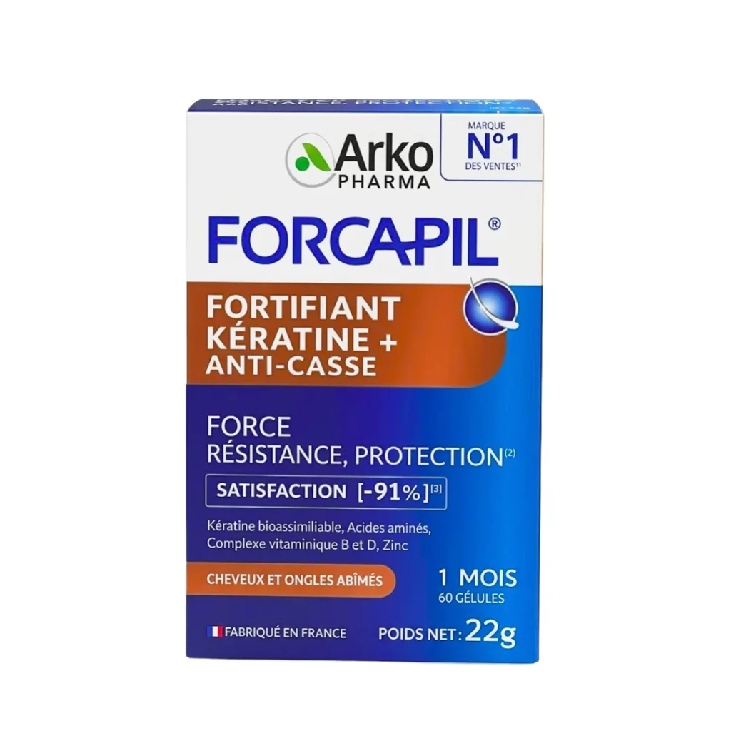 FORCAPIL FORTIFIANT KERATINE+ ANTI CASSE 60 GELULES
