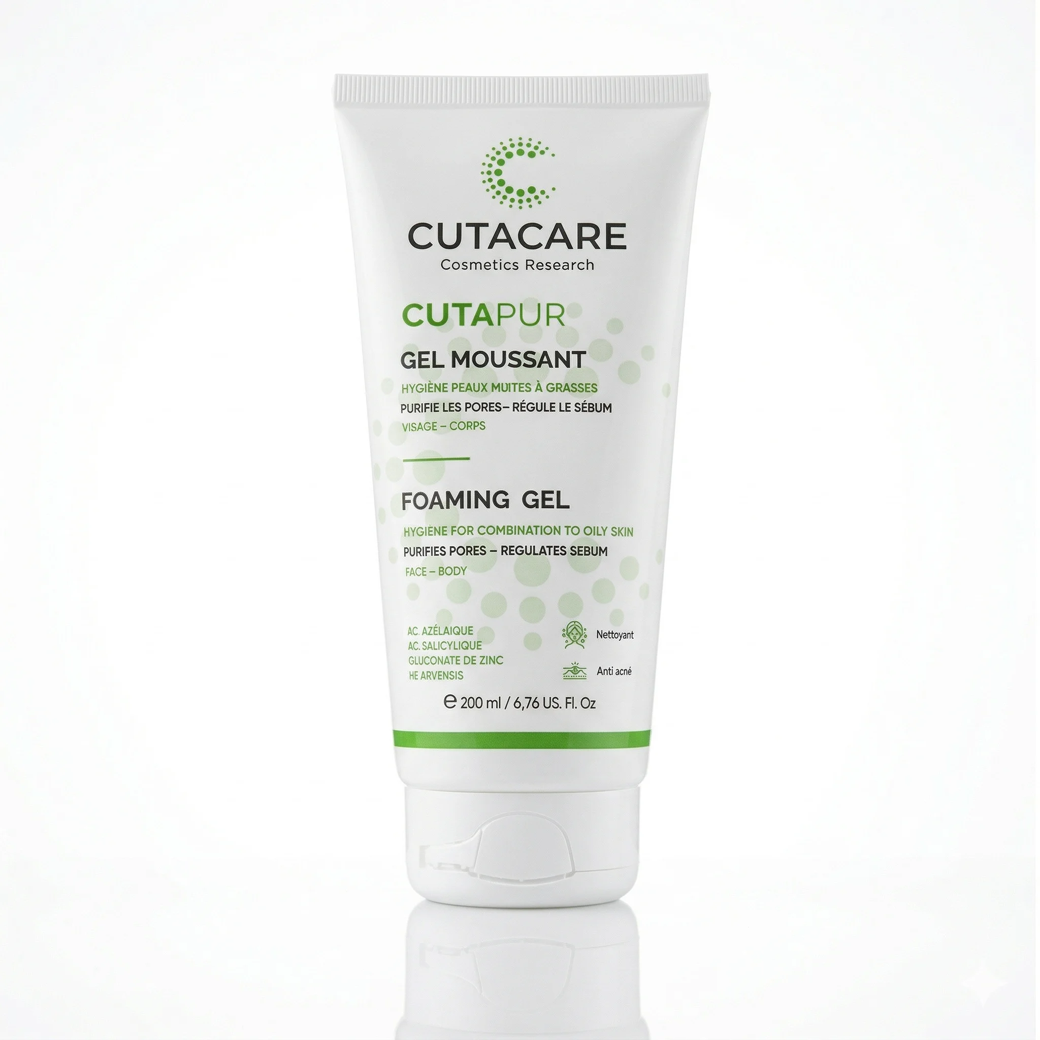 CUTAPUR GEL MOUSSANT 200 ML CUTACARE - Image 1