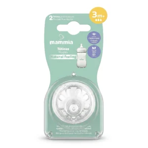 MAMMIA TETINES X 2 EN SILICONE NATURAL FEELING 3M+