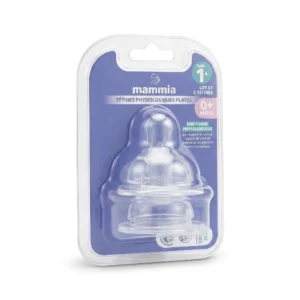 MAMMIA TETINES PLATES PHYSIOLOGIQUE EN SILICONE 0M+