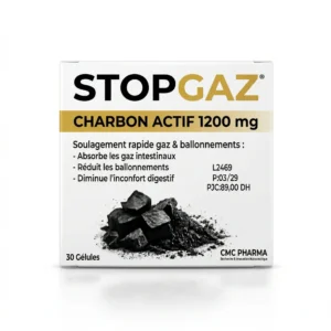 STOPGAZ CHARBON ACTIF 1200 MG X 30 GELULES