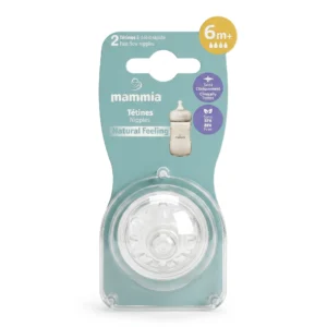 MAMMIA TETINES X 2 EN SILICONE NATURAL FEELING 6M+