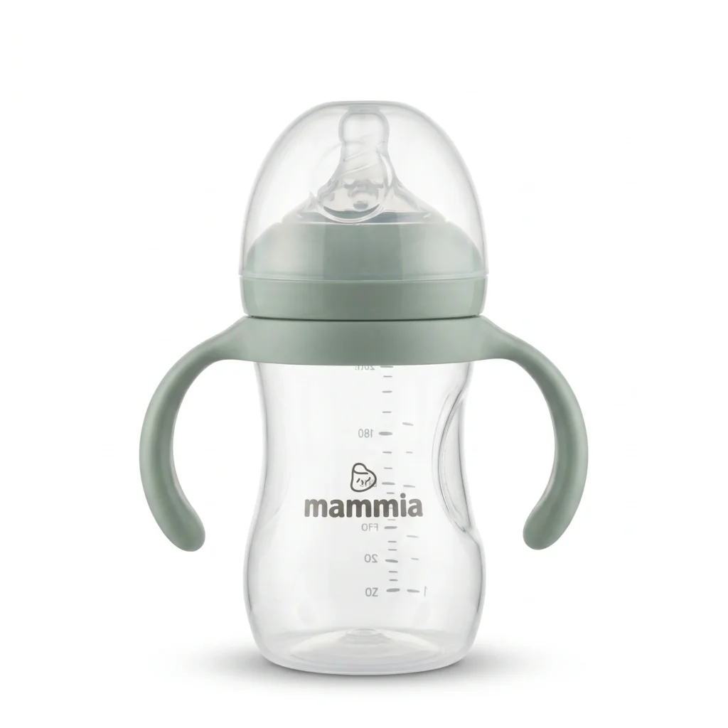 MAMMIA BIBERON NATUREL FEELING A POIGNEE 330 ML