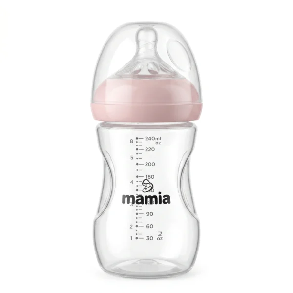 MAMMIA BIBERON NATUREL FEELING 240 ML ROSE