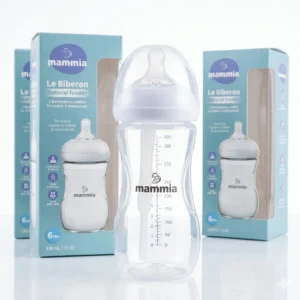 MAMMIA BIBERON NATUREL FEELING 330 ML BLANC