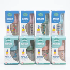MAMMIA BIBERON PHYSIOLOGIQUE AV TETINE PLATE 120 ML