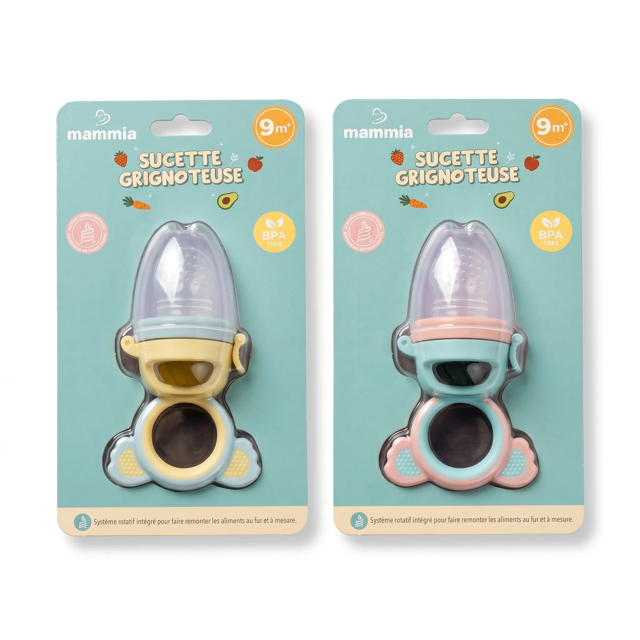 MAMMIA SUCETTE GRINOTEUSE 9M+ MAMMIA - Image 1