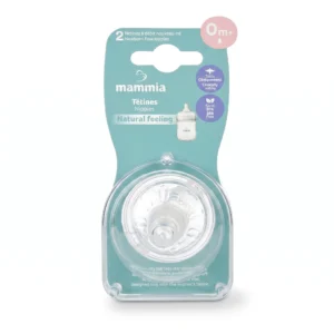 MAMMIA TETINES X 2 EN SILICONE NATURAL FEELING 0M+