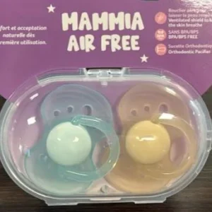 MAMMIA SUCETTE ORTHODONTIQUE X 2 AIR FREE 6 MOIS
