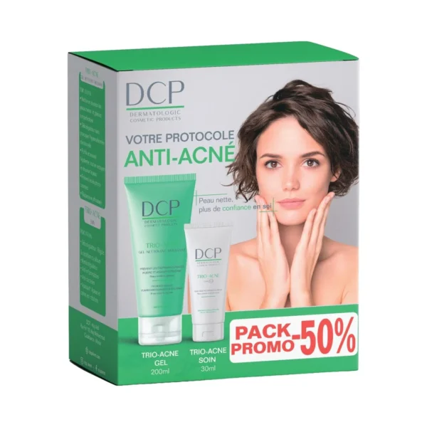 DCP ANTI ACNE PROTOCOLE PACK TRIO ACNE GEL 200 ML + TRIO ACNE SOIN 30 ML