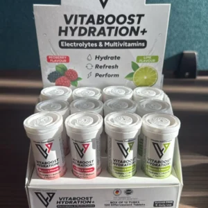 VITABOOST HYDRA + VITAMINE REDBURRY X 2 + PRESENTOIRE