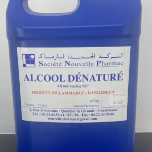 ALCOOL 5 LITRES 96% NOVELLE PHARMAC