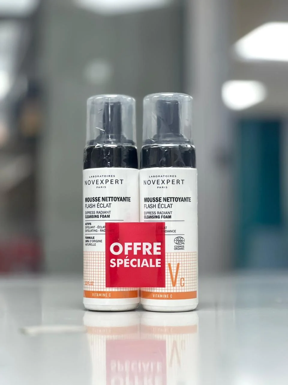 NOVEXPERT FLASH ECLAT MOUSSE NETTOYANTE + PROMO - Image 1