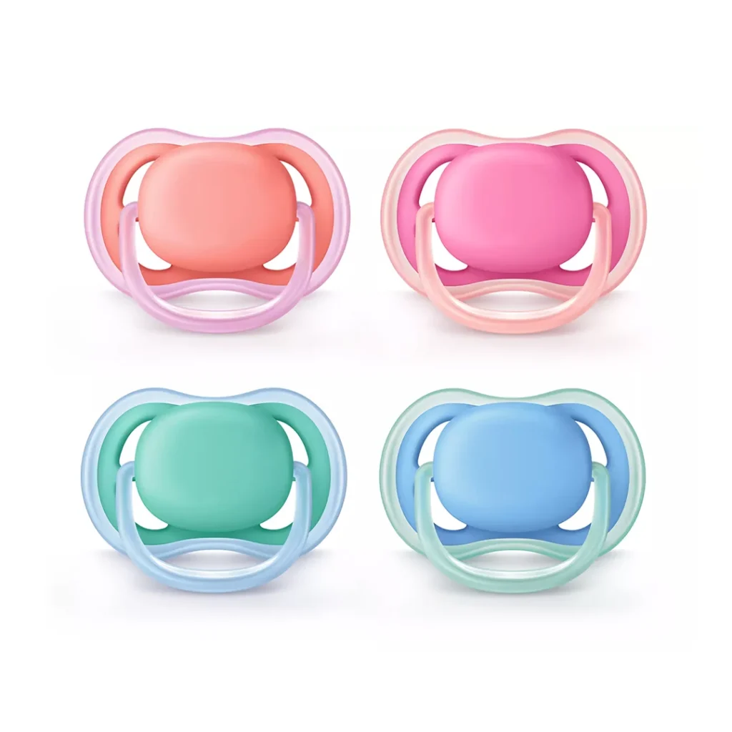 AVENT SUCETTE AIR NUIT MIX 6-18 MOIS BOY 373/13 + SUCETTE AIR NIGHT 6-18 GIRL 376/14 -50%