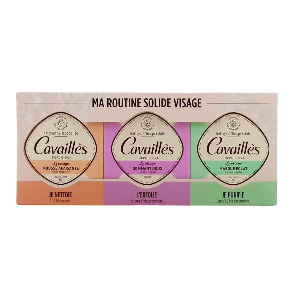 ROGE CAVAILLES COFFRET MA ROUTINE SOLIDE VISAGE X3 210 GR